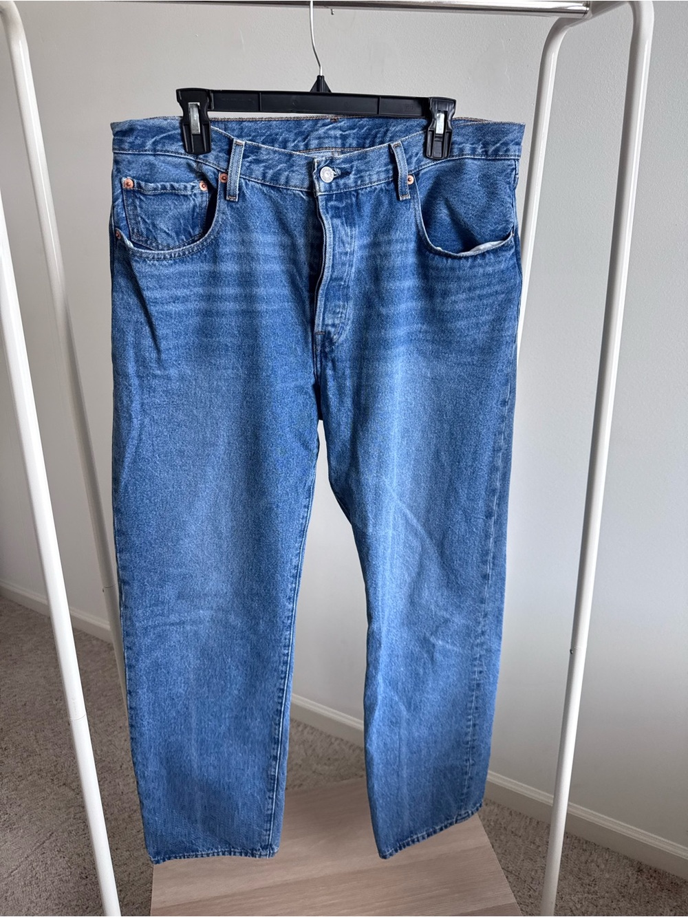Women’s Levi 501 Blue Denim Jeans